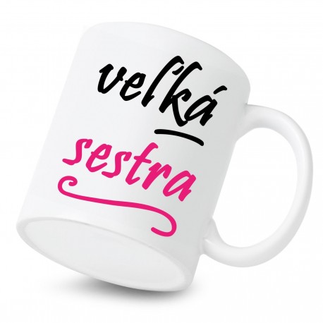 Keramický hrnček Veľká sestra