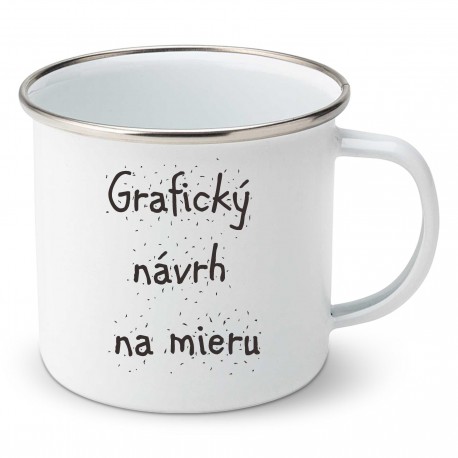 Smaltovaný hrnček s vlastnou grafikou