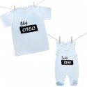 Rodinná sada (dupačky) Aký otec taký syn