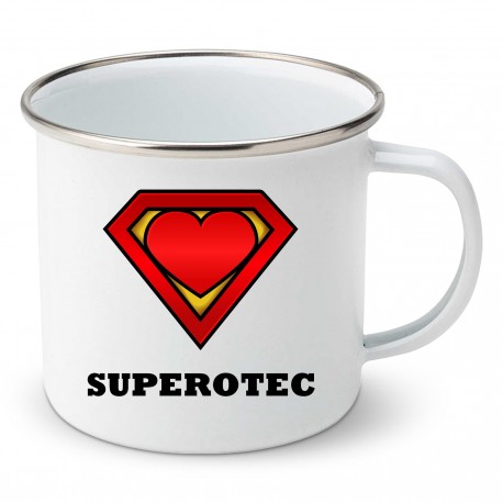 Smaltovaný hrnček Superotec
