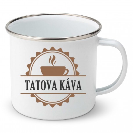 Smaltovaný hrnček Tatova káva Smaltovaný hrnček Tatova káva