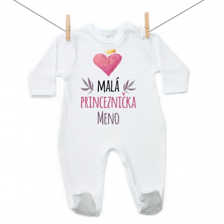Overal Malá princeznička s menom