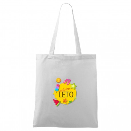 Biela taška Milujem leto