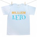 Pánske tričko s krátkym rukávom Milujem leto