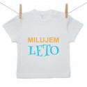 Tričko s krátkym rukávom Milujem leto
