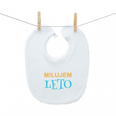 Podbradník na zapínanie Milujem leto Podbradník na zapínanie Milujem leto