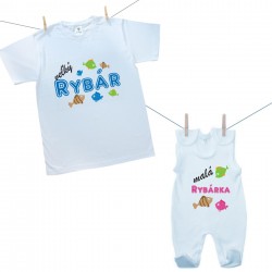 Rodinná sada (dupačky) Veľký rybár a malá rybárka