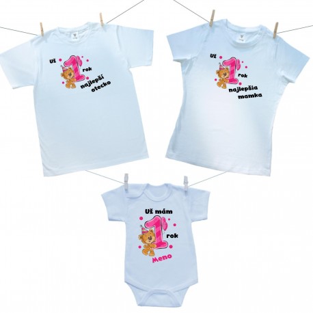  Už 1 rok najlepší rodičia dievčatka s menom dieťatka