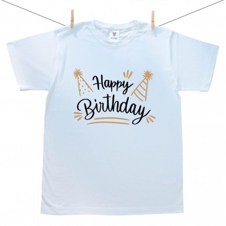 Pánske tričko s krátkym rukávom Happy birthday