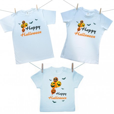 Rodinná sada (tričko s krátkym rukávom) Happy Halloween Rodinná sada (tričko s krátkym rukávom) Happy Halloween