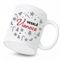 Keramický hrnček Veselé Vianoce