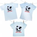 Rodinná sada (tričko s krátkym rukávom) Fandí celá rodina
