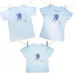 Rodinná sada (tričko s krátkym rukávom) Hokejista