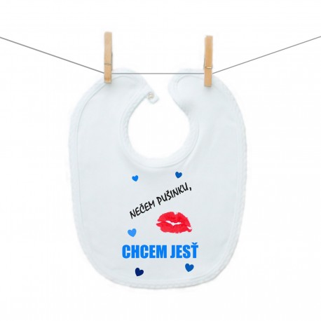 Podbradník na zapínanie Nečem pušinku, chcem jesť