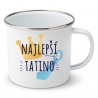 Smaltovaný hrnček Najlepší tatino