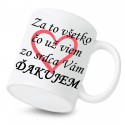 Keramický hrnček Za to všetko čo už viem
