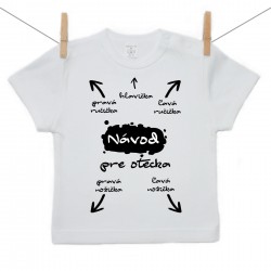 Tričko s krátkym rukávom Návod pre otecka