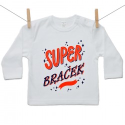 Tričko s dlhým rukávom Super braček