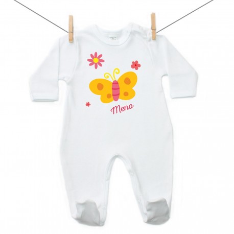 Overal Motýlik s menom dieťatka