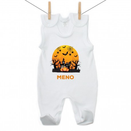 Dupačky Happy Halloween s menom dieťatka