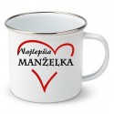 Smaltovaný hrnček Najlepšia manželka