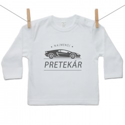 Tričko s dlhým rukávom Najmenší pretekár