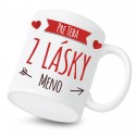 Keramický hrnček Pre teba z lásky s menom