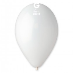 Sada balónov - pastelový biela 26 cm (5ks)