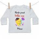 Tričko s dlhým rukávom Naša prvá Veľká noc s menom Chlapec