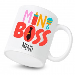 Keramický hrnček Mini Boss s menom