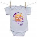 Body s krátkym rukávom Trick or treat s menom