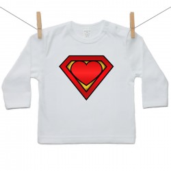Tričko s dlhým rukávom Super baby