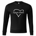 Čierná mikina Najlepšia babka