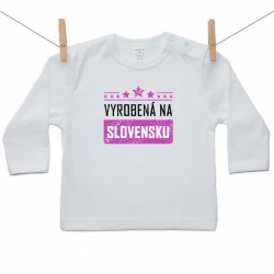 Tričko s dlhým rukávom Vyrobená na Slovensku