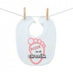 Podbradník na zapínanie Pozor ja už chodím Dievča