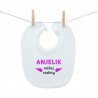 Podbradník na zapínanie Anjelik našej rodiny Ružová