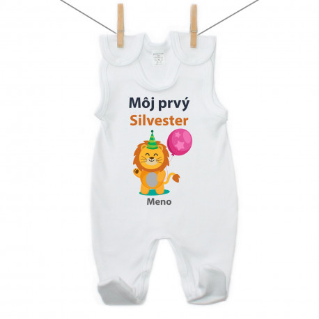 Dupačky Môj prvý Silvester s levíkom a menom dieťatka