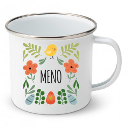 Smaltovaný hrnček Jar s vlastným menom