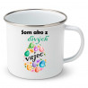 Smaltovaný hrnček Som ako z divých vajec