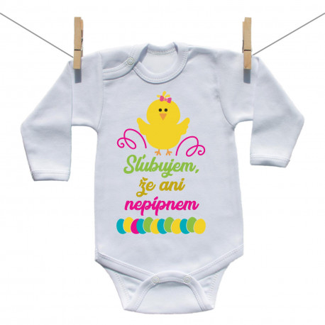 Body s dlhým rukávom Sľubujem, že ani nepípnem