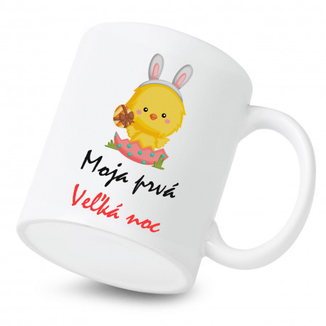 Keramický hrnček Moja prvá Veľká noc Dievča