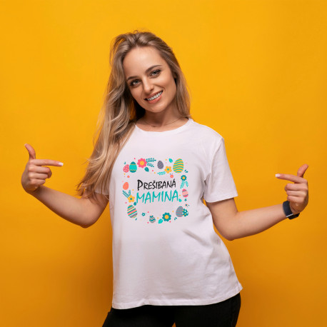 Dámske tričko s krátkym rukávom Prešibaná mamina
