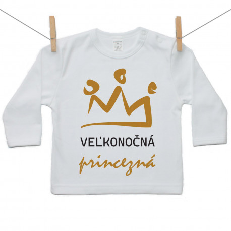 Tričko s dlhým rukávom Veľkonočná princezná