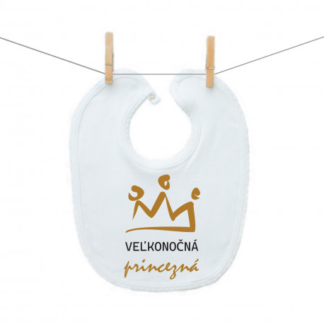 Podbradník na zapínanie Veľkonočná princezná Podbradník na zapínanie Veľkonočná princezná