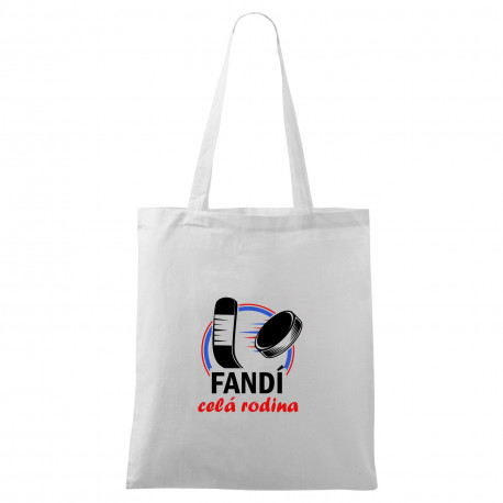 Biela taška Fandí celá rodina
