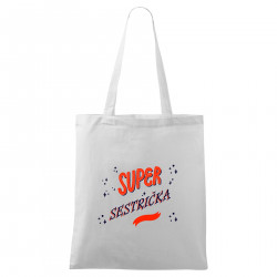 Biela taška Super sestrička