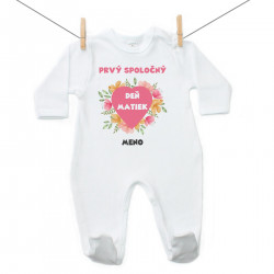 Overal Prvý spoločný Deň matiek s menom dieťatka