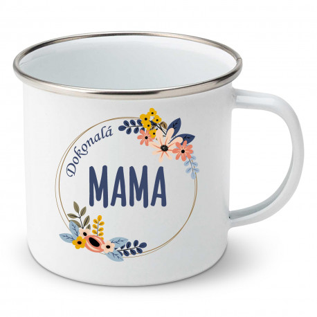 Smaltovaný hrnček Dokonalá mama Smaltovaný hrnček Dokonalá mama