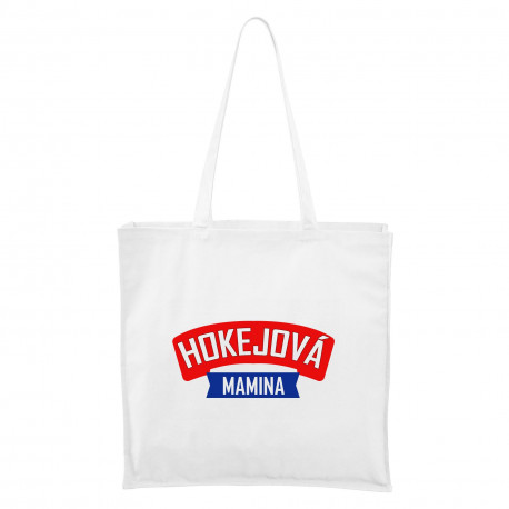 Biela Maxi taška Hokejová mamina