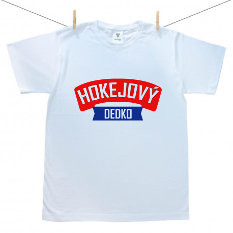 Pánske tričko s krátkym rukávom Hokejový dedko